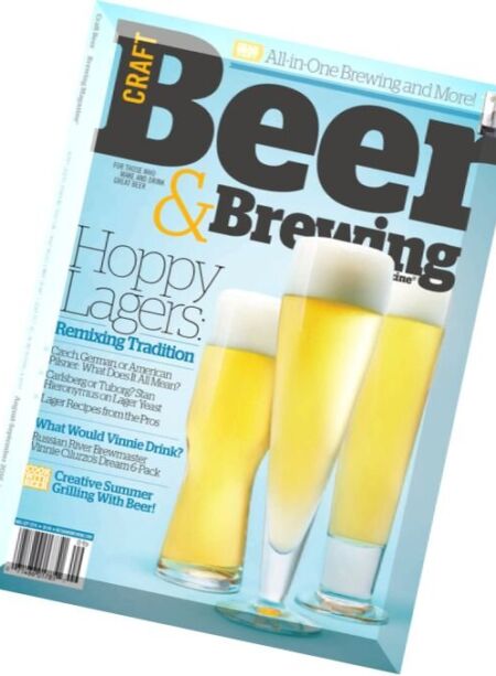 Craft Beer & Brewing – August-September 2016 Cover