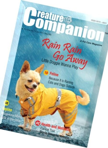 Creature Companions – July 2016 Cover