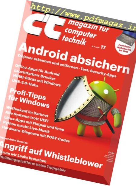 c’t – N 17, 6 August 2016 Cover