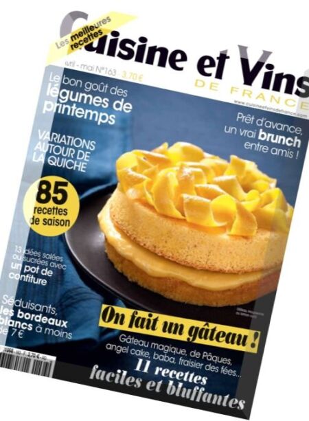 Cuisine et Vins de France – Avril-Mai 2015 Cover