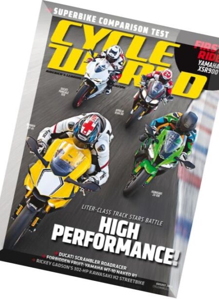 Cycle World – August 2016 Cover