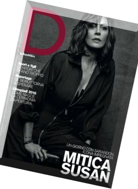 D la Repubblica – 16 Luglio 2016 Cover