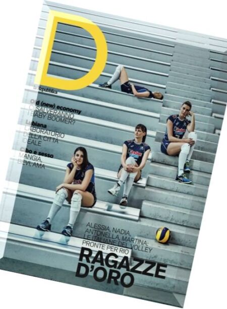 D la Repubblica – 2 Luglio 2016 Cover