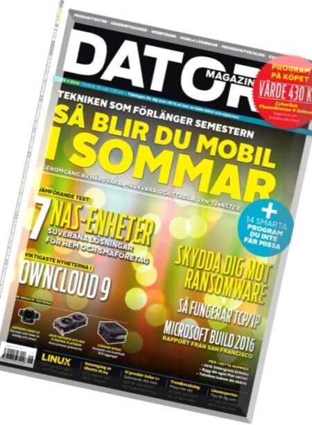 Dator Magazin – Nr.6, 2016 Cover