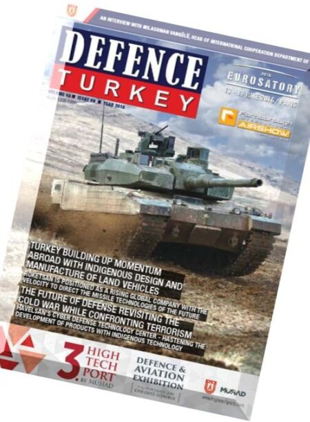 Defence Turkey – Issue 68, 2016 Cover