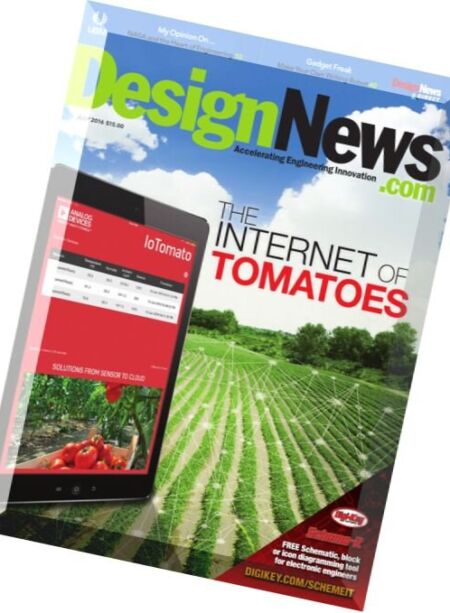 Design News – July 2016 Cover