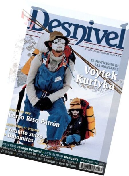 Desnivel – Julio 2016 Cover