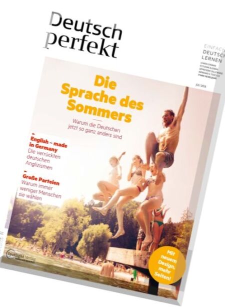 Deutsch Perfekt – Juli 2016 Cover