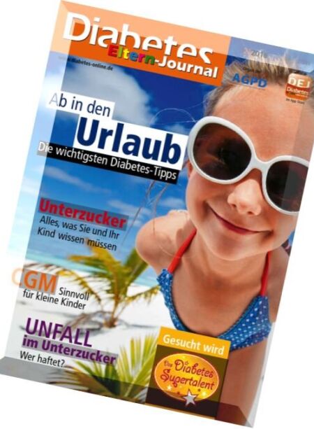 Diabetes Eltern Journal – Nr.2, 2016 Cover