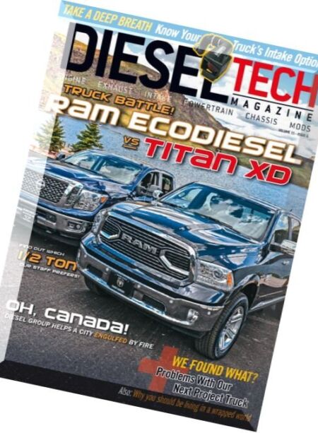 Diesel Tech Magazine – August 2016 Cover