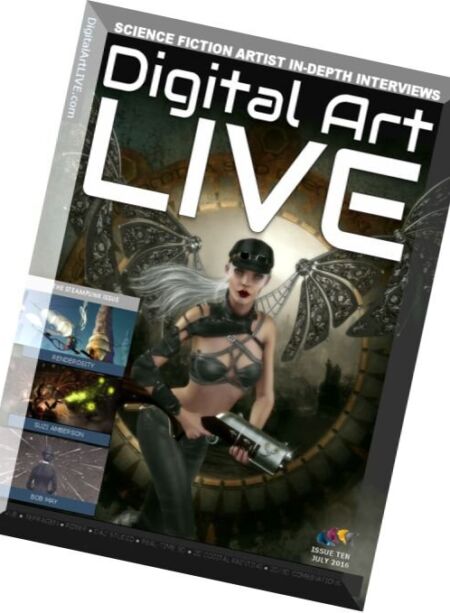 Digital Art Live – Issue 10, July 2016 Cover