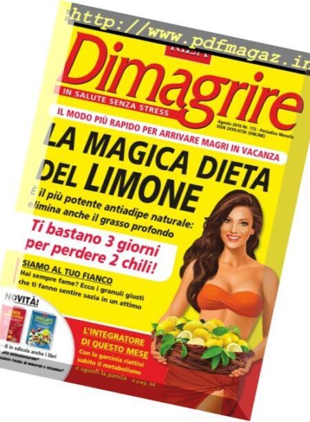 Dimagrire – Agosto 2016 Cover