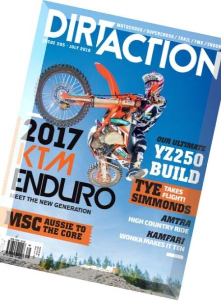 Dirt Action – July 2016 Cover