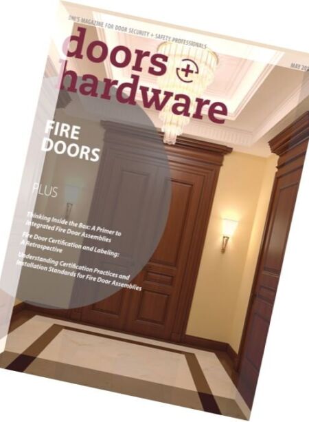 Doors + Hardware – May 2016 Cover