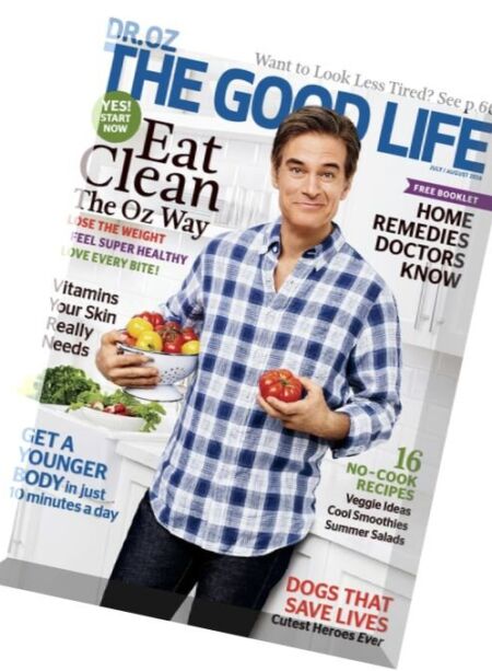 Dr. Oz The Good Life – July-August 2016 Cover