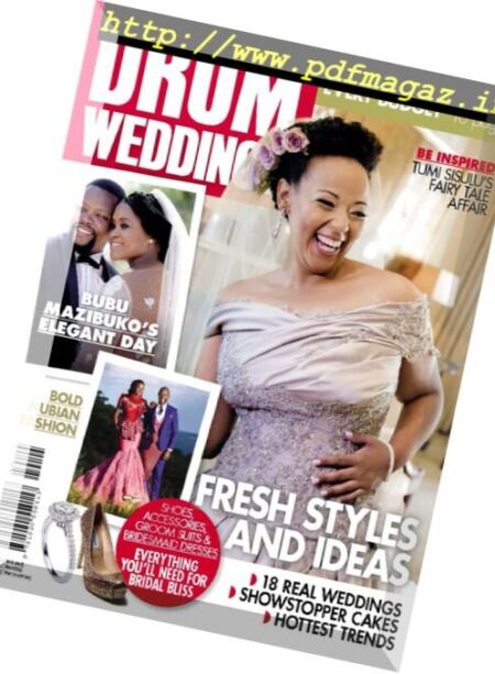 Drum Weddings – 2016 Cover