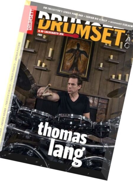 Drumset Mag – Luglio 2016 Cover
