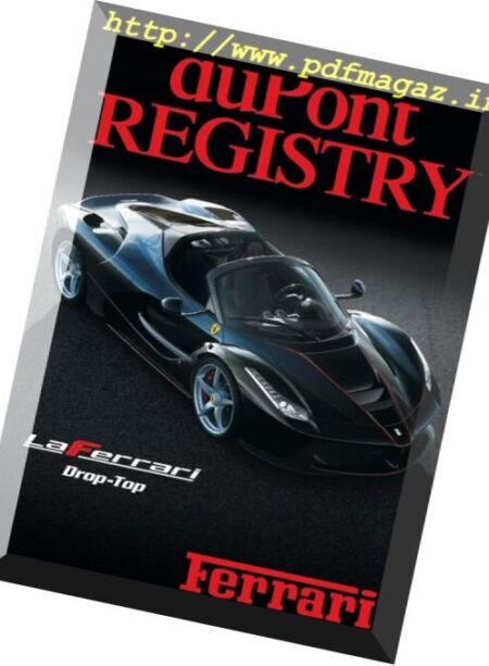 duPont Registry – September 2016 Cover