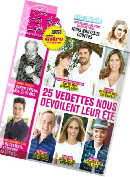 Echos Vedettes – 23 au 29 Juillet 2016 Cover