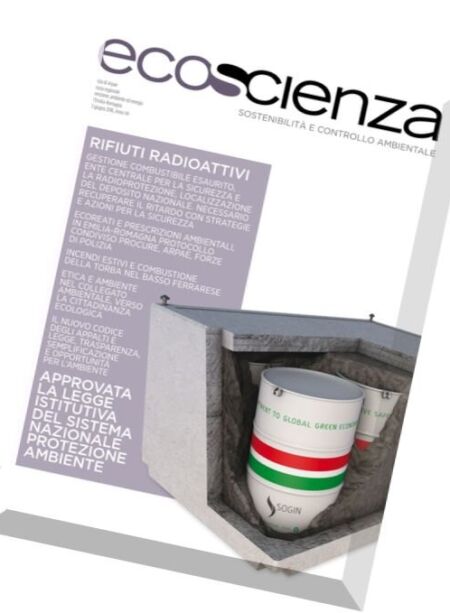 Ecoscienza Magazine – Giugno 2016 Cover