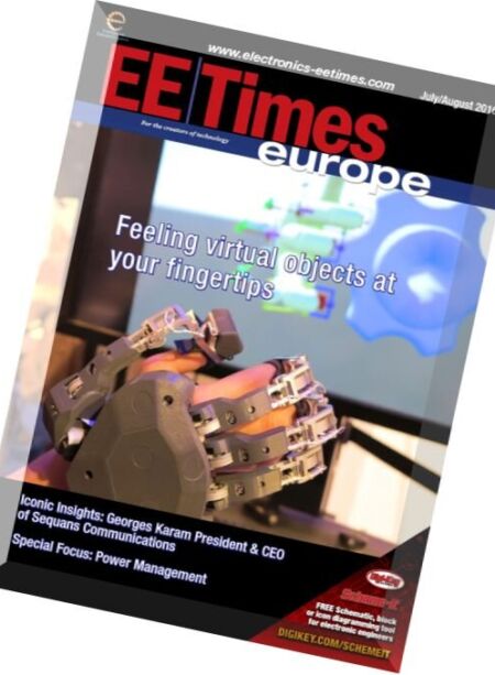EEtimes Europe – July-August 2016 Cover