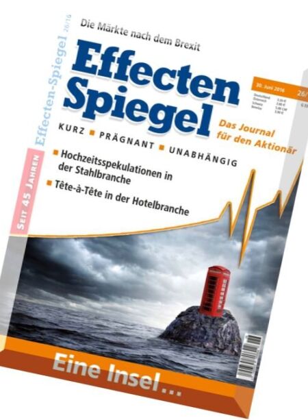 Effecten Spiegel – 30 Juni 2016 Cover