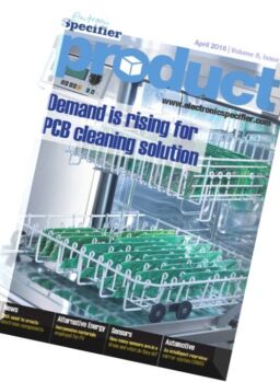 Electronic Specifier Product – April 2016