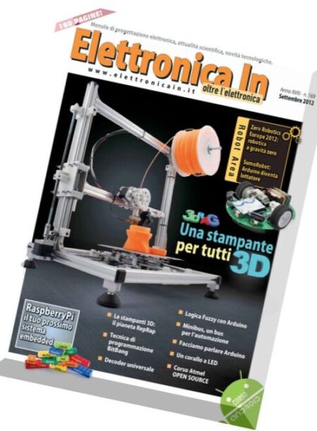 Elettronica In – Settembre 2012 Cover