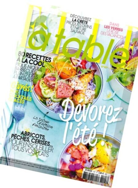 Elle a Table – Juillet-Aout 2016 Cover