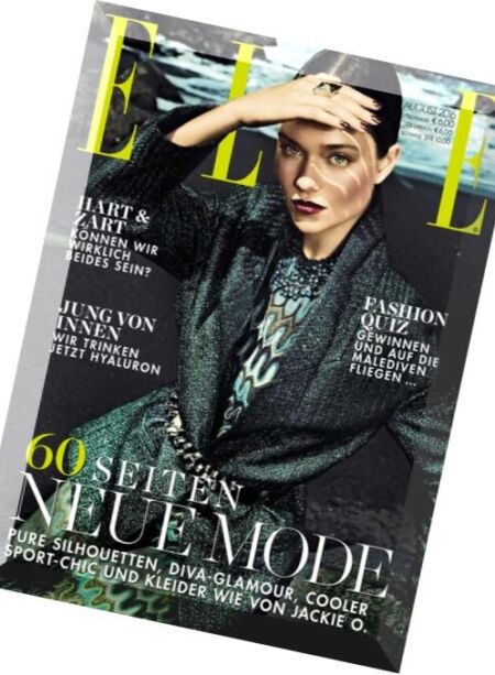 ELLE Germany – August 2016 Cover