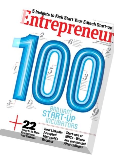 Entrepreneur India – July 2016 Cover