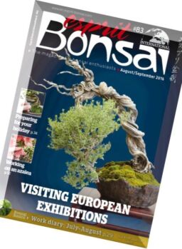 Esprit Bonsai International – August-September 2016