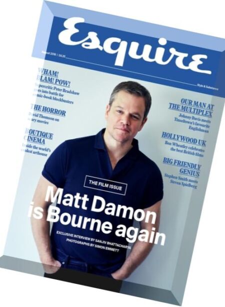 Esquire UK – August 2016 Cover