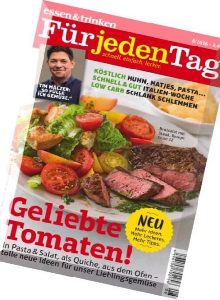 essen und trinken – August 2016 Cover
