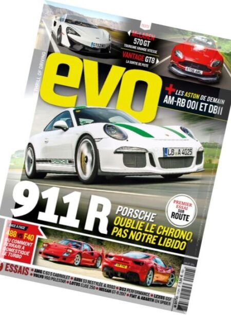evo France – Juillet 2016 Cover