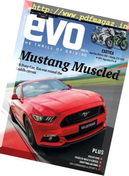 evo India – August 2016 Cover