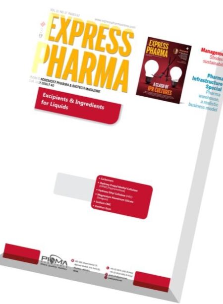 Express Pharma – 1 July 2016 Cover