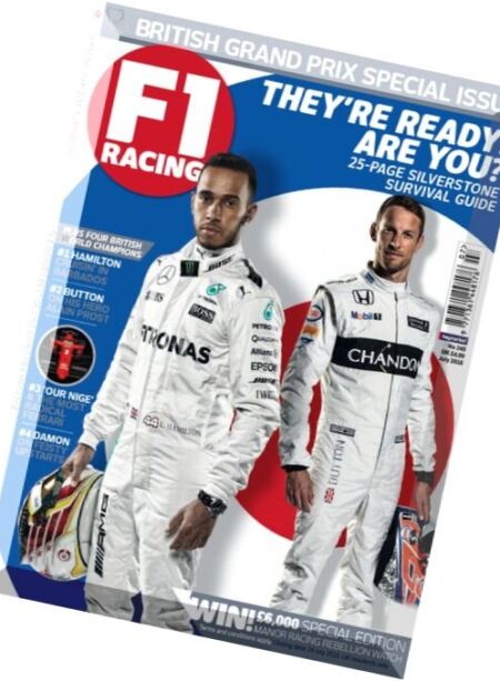 F1 Racing UK – July 2016 Cover