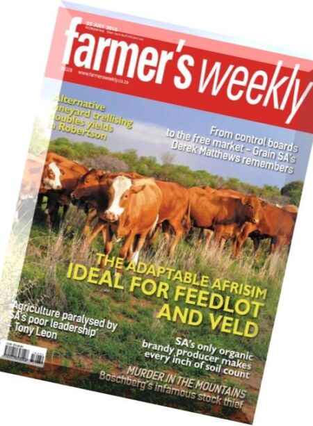 Farmer’s Weekly – 22 July 2016 Cover