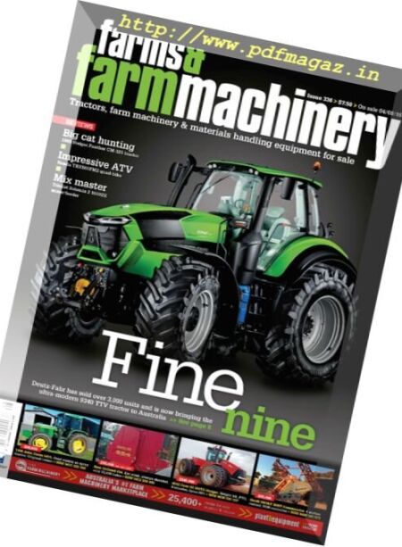 Farms and Farm Machinery – Issue 336, 2016 Cover