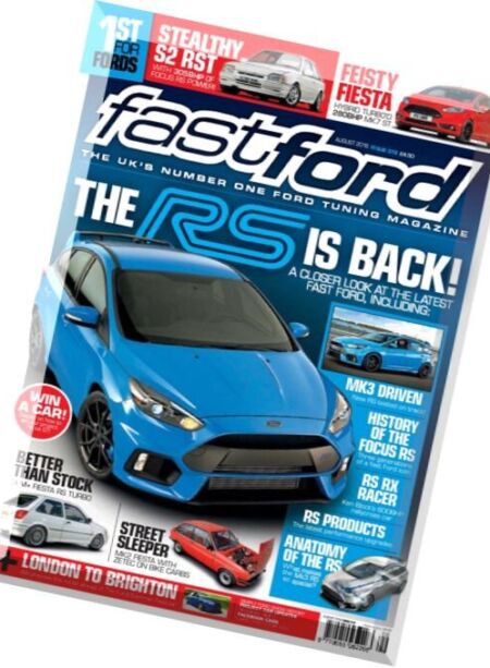 Fast Ford – August 2016 Cover