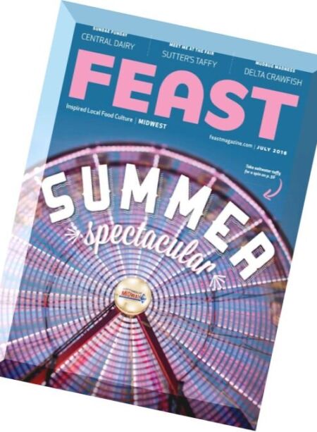 Feast Magazine – July 2016 Cover