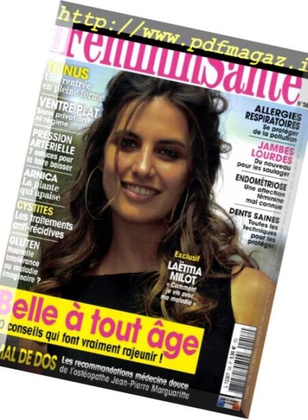 Feminin Sante – Aout-Octobre 2016 Cover