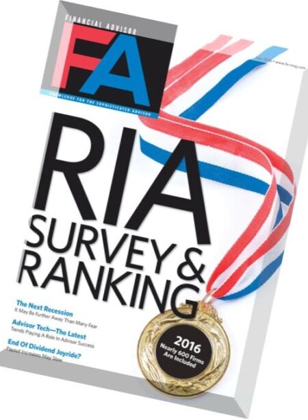 Financial Advisor – July 2016 Cover