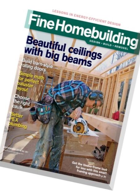 Fine Homebuilding – September 2016 Cover