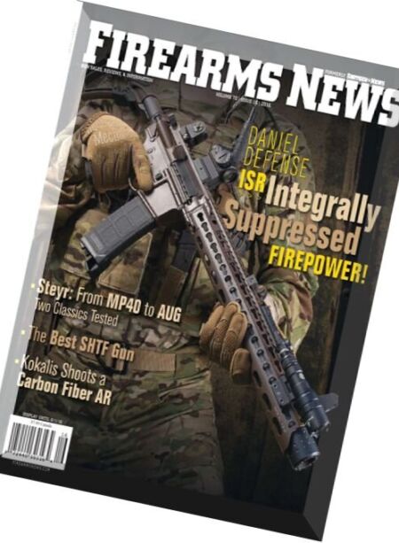 Firearms News – Volume 70 Issue 16 2016 Cover