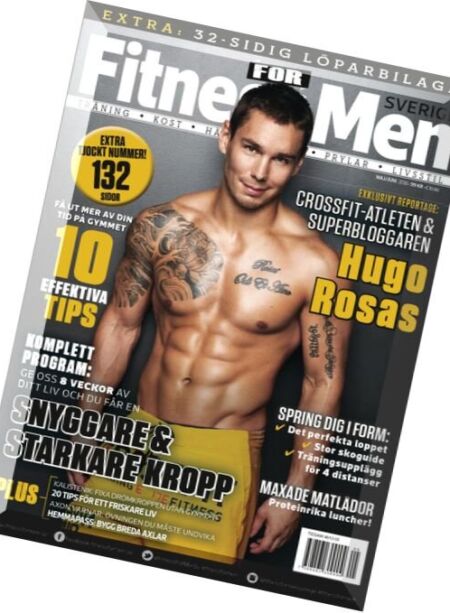 Fitness For Men Sweden – Maj-Juni 2016 Cover
