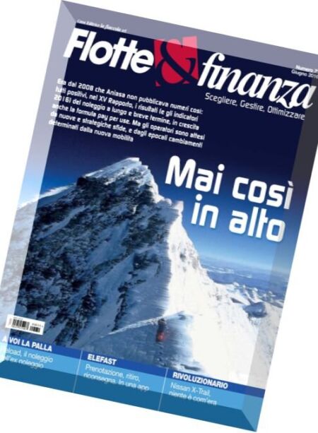 Flotte&finanza – Giugno 2016 Cover