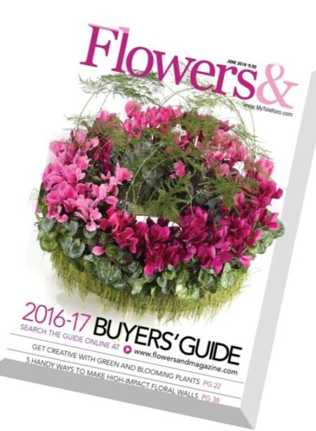 Flowers& Magazine – June 2016 Cover