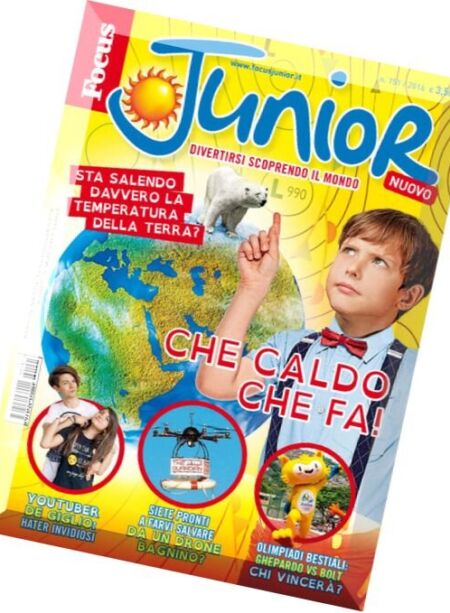 Focus Junior – Agosto 2016 Cover